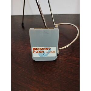 Performance Memory Card for Sony PlayStation PS1 Gray W0101 Retro Gaming Storage